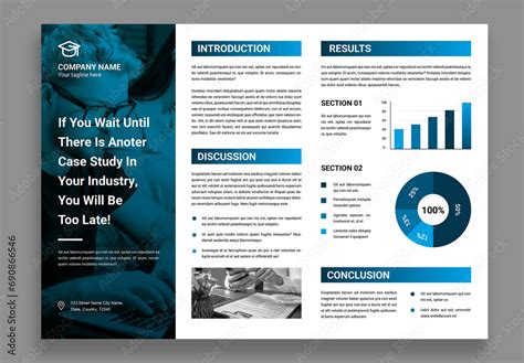 Case Study Research Poster Stock Template | Adobe Stock