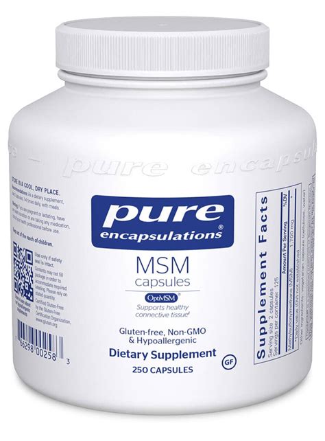 MSM Methylsulfonylmethane Pure Prescriptions