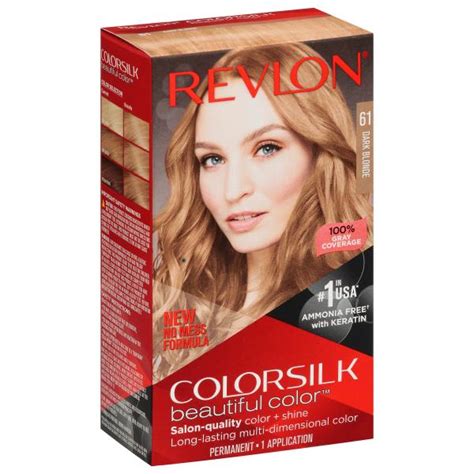 Revlon Colorsilk Beautiful Color Permanent Hair Color Dark Blonde