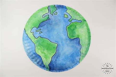 Paper Plate Earth Craft Kids Will Love · The Inspiration Edit