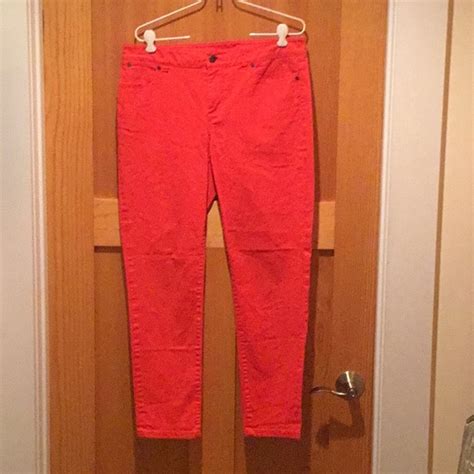 Talbots Pants Jumpsuits Talbots Signature Red Jeans Poshmark