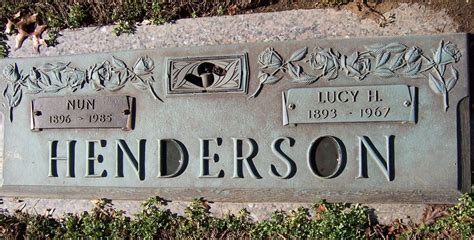 Lucy Minerva Hoots Henderson 1893 1967 Find A Grave Memorial