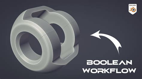 Boolean Workflow Blender Hard Surface Modeling Tutorial Youtube