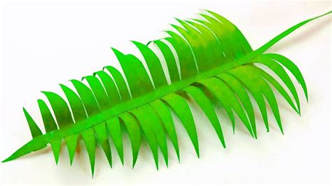 Paper Leaf Palm Leaves Paper Diy Design Craft Making Tutorial Easy