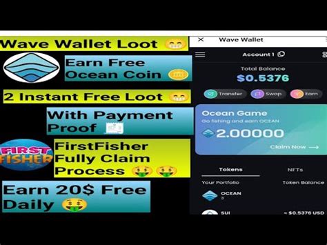 Wave Wallet Ocean Coin New Loot Based On Sui Network 2 Instant Loot