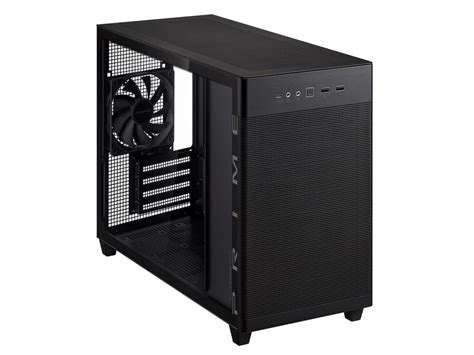 ASUS Prime AP201 Black MicroATX Tempered Glass Edition Supports