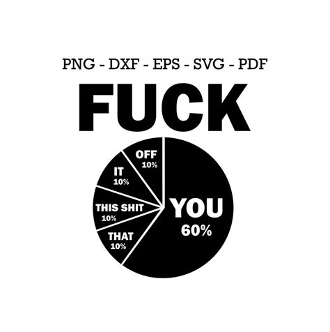 Fuck It Svg Fuck Off Vector Svg Fuck You Clipart Commercial Etsy Canada