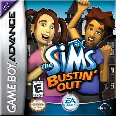 The Sims Bustin Out Gba Electronic Arts Game Boy Advance Pc