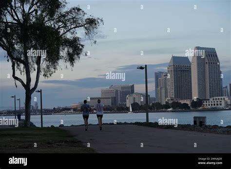 San Diego Harbor And Downtown Stock Photo Alamy