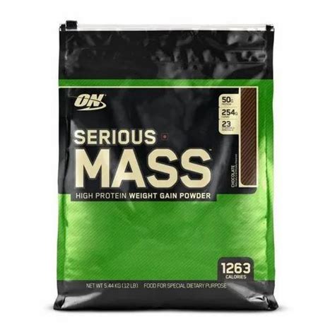 ON Serious Mass High Protein Gain Powder, Packaging Size: 12 Lbs ...