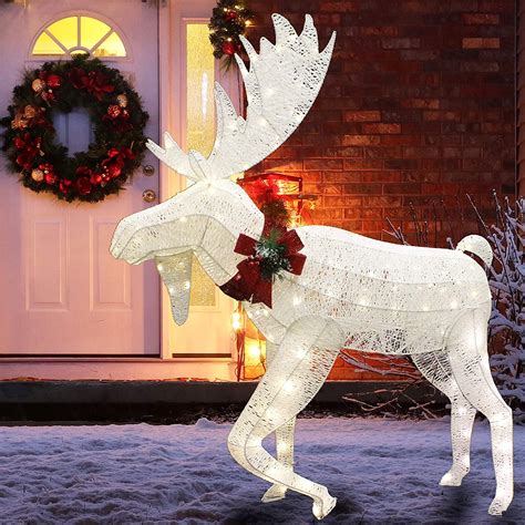 Joiedomi 5ft Cotton Moose Led Yard Light For Christmas Outdoor Yard