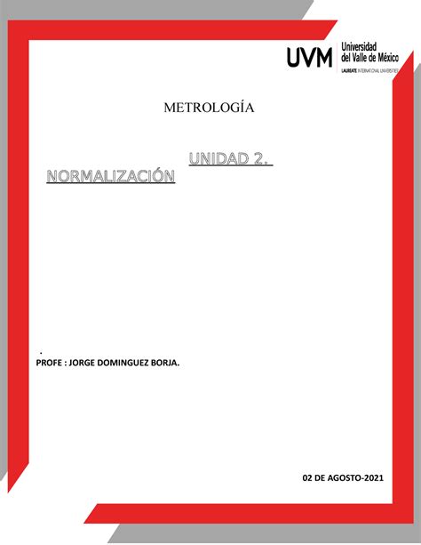 A Jmf Proyecto Integrador Etapa Metrolog A Unidad