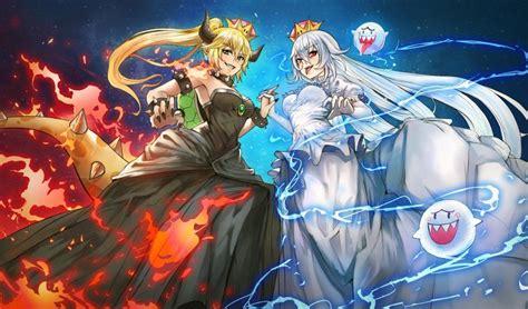 Booette X Bowsette By Jorinz Booette Arte Super Mario Personajes