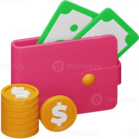 Wallet Money 3d Rendering Isometric Icon 14208058 Png