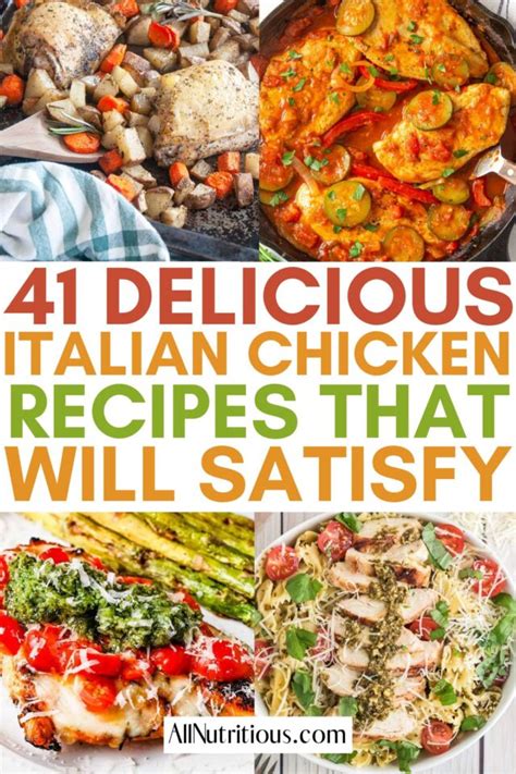 41 Best Italian Chicken Recipes For Dinner All Nutritious