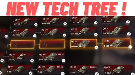 NEW Soviet LIGHT TECH TREE In WOT Blitz YouTube