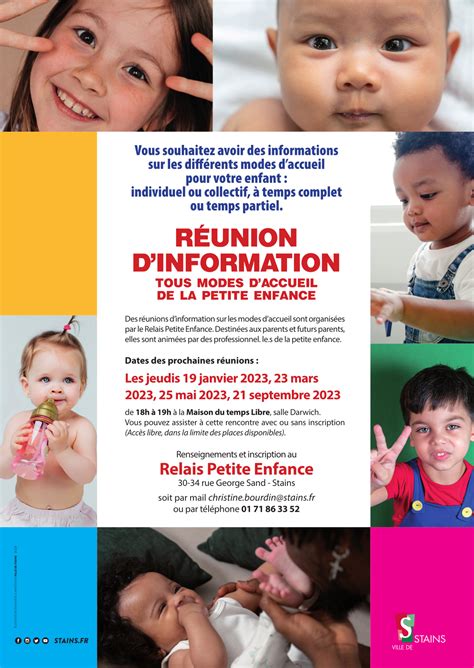 Réunion d information tous les modes d accueil de la petite enfance