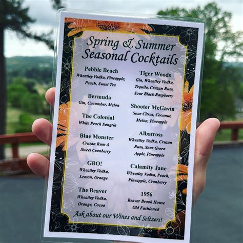 Beaver - It’s official! • Our New Seasonal Cocktails are available ️NOW