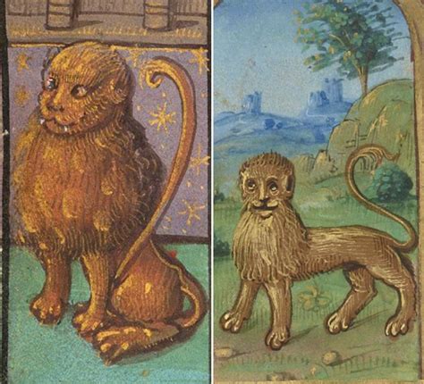 Medieval Artists Were Really Bad At Drawing Lions