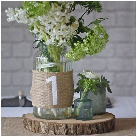 Hessian Wedding Ideas Rustic Wedding Table Table Numbers