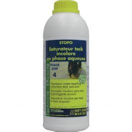 Saturateur Teck Hydrofugeant Stopo Matt Chem Entretien Teck Et Bois