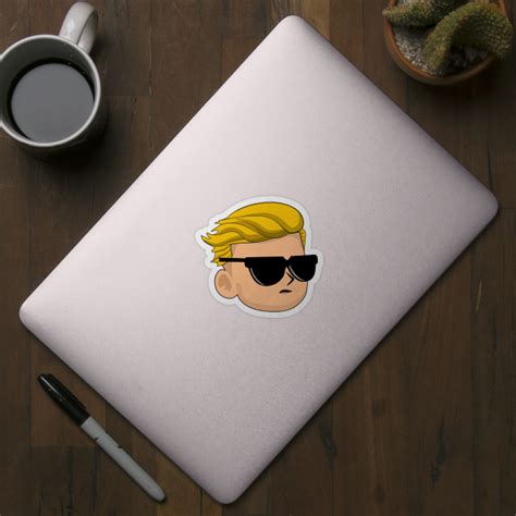 wsb kid head wallstreetbets sticker teepublic