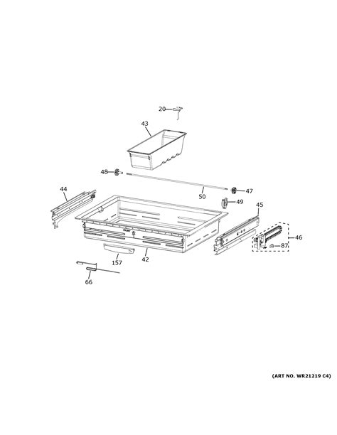 Assembly View For Convertible Shelves Pvd28bynbfs