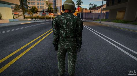 Skin Exercito Brasileiro Cavalaria Blindada 2 Para GTA San Andreas