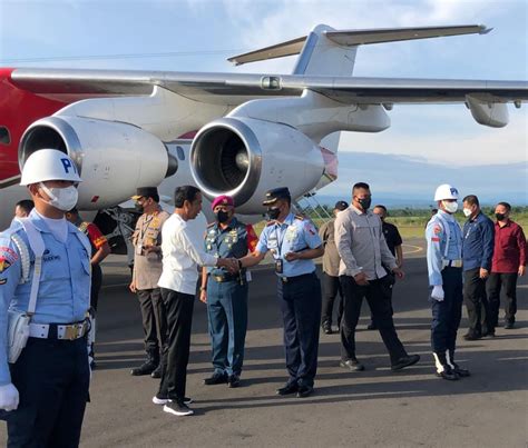 Prajurit Kipan B Yonko Kopasgat Amankan Kedatangan Dan