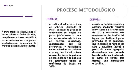 SzÉkely Pobreza Y Desigualdad En México Entre 1950 Y 2004 Pptx