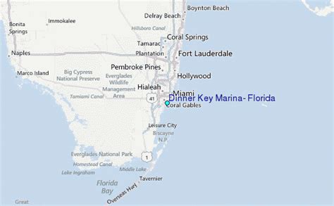 Dinner Key Marina, Florida Tide Station Location Guide