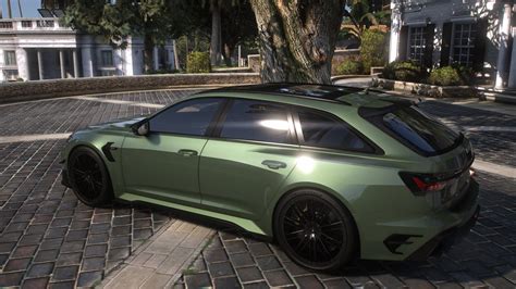 2021 Audi RS6 R ABT Add On Animated VehFuncs V GTA5 Mods