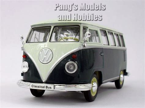 Volkswagen Vw T1 Bus 1963 124 Diecast Metal Model By Welly