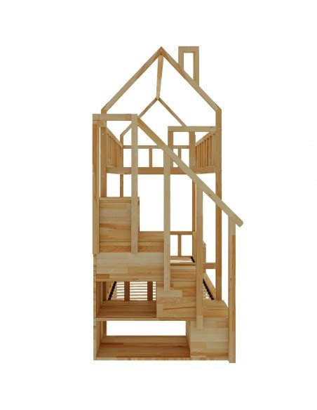 Zosia Bunk Bed With Stairs Side Entry