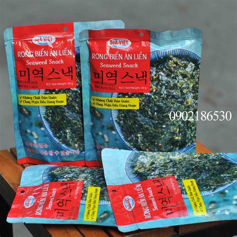 Rong biển cháy tỏi ăn liền - Đặc sản Nha Trang