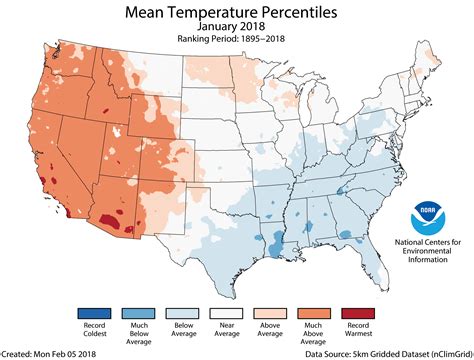 Average Temperature By State Map - Map