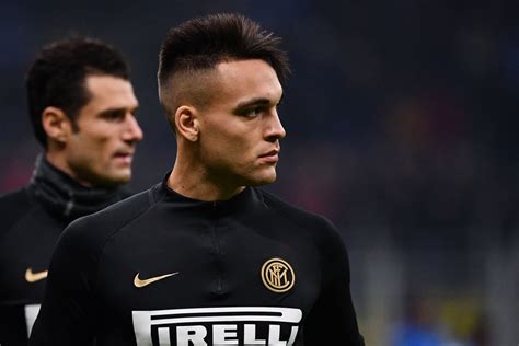 Photo Lautaro Martinez After Training Forza Inter