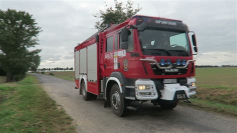 Przejazd Alarmowy 449 D 76 GBA 4 5 45 Man TGM 18 340 MotoTruck Osp KSRG