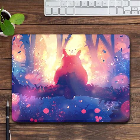 Sipariş Orman küçük mousepad japon animesi mouse pad sevimli kawaii