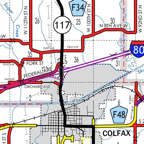 Jasper County, Iowa Map by Iowa Department of Transportation | Avenza Maps