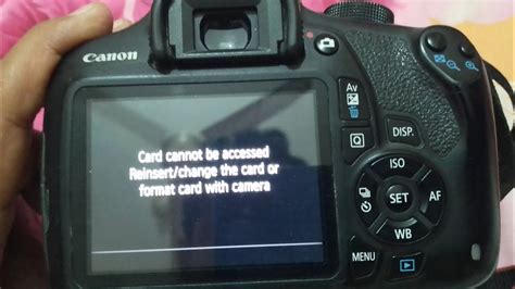 Card Cannot Be Accessed Reinsert Change The Card Or Format Card With