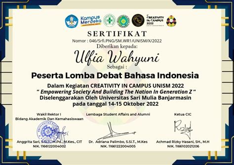 Mahasiswa Sistem Informasi Berpartisipasi Pada Lomba Debat Bahasa