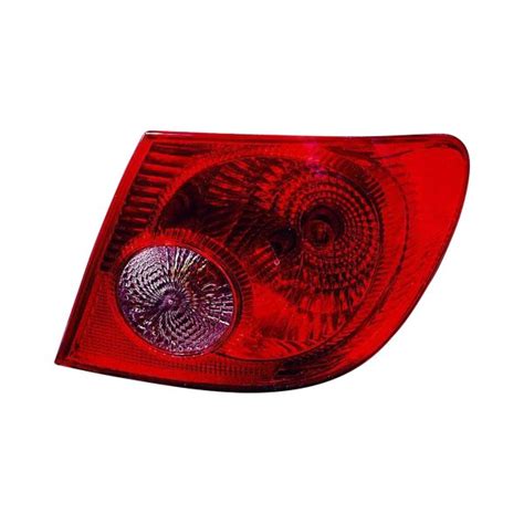 Replace TO2801154C Passenger Side Outer Replacement Tail Light CAPA