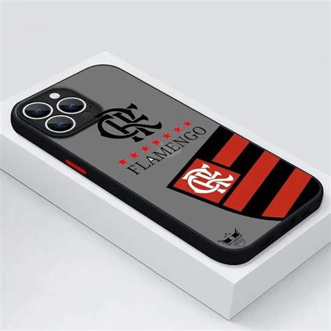 Capa Capinha Time Flamengo Prote O C Mera Translucida Iphone Plus