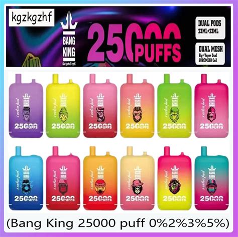 Big Puff Bang King Puff Disposable Vape Rechargeable E Cigarettes