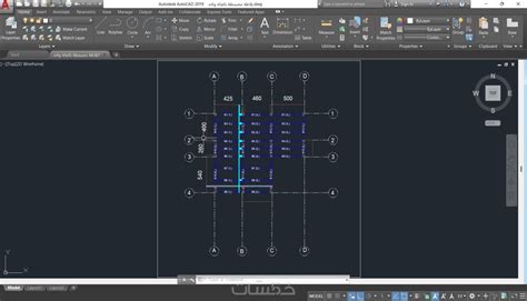 رسم مساقط ومخططات على برنامج الأوتوكاد خمسات