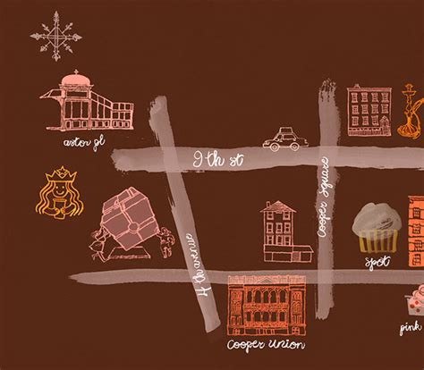 The Map of the East Village :: Behance