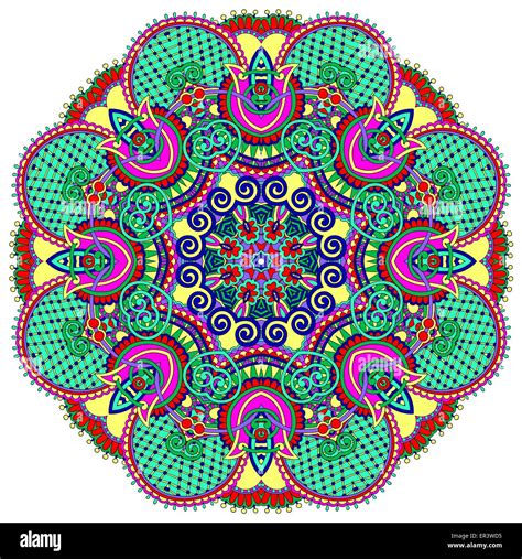 Mandala C Rculo Espiritual Decorativos S Mbolo Indio De Lotus Flow