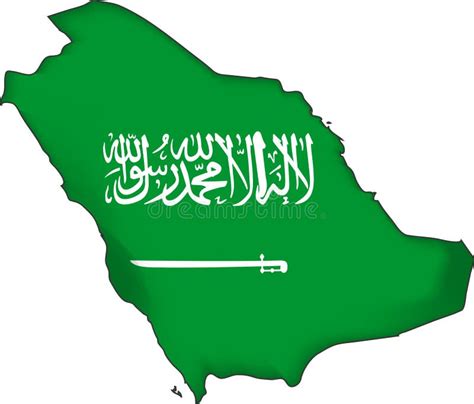 Map Flag Saudi Arabia Vector Stock Vector Illustration Of Arabic Vector 3521669