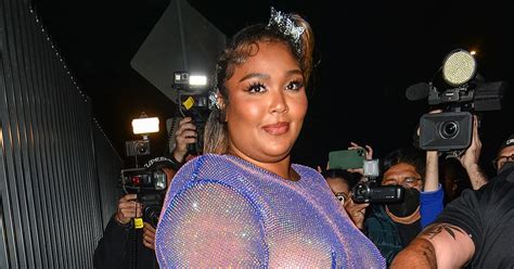 Lizzo Claps Back At Critics Of Her See Through Dress Izzso News